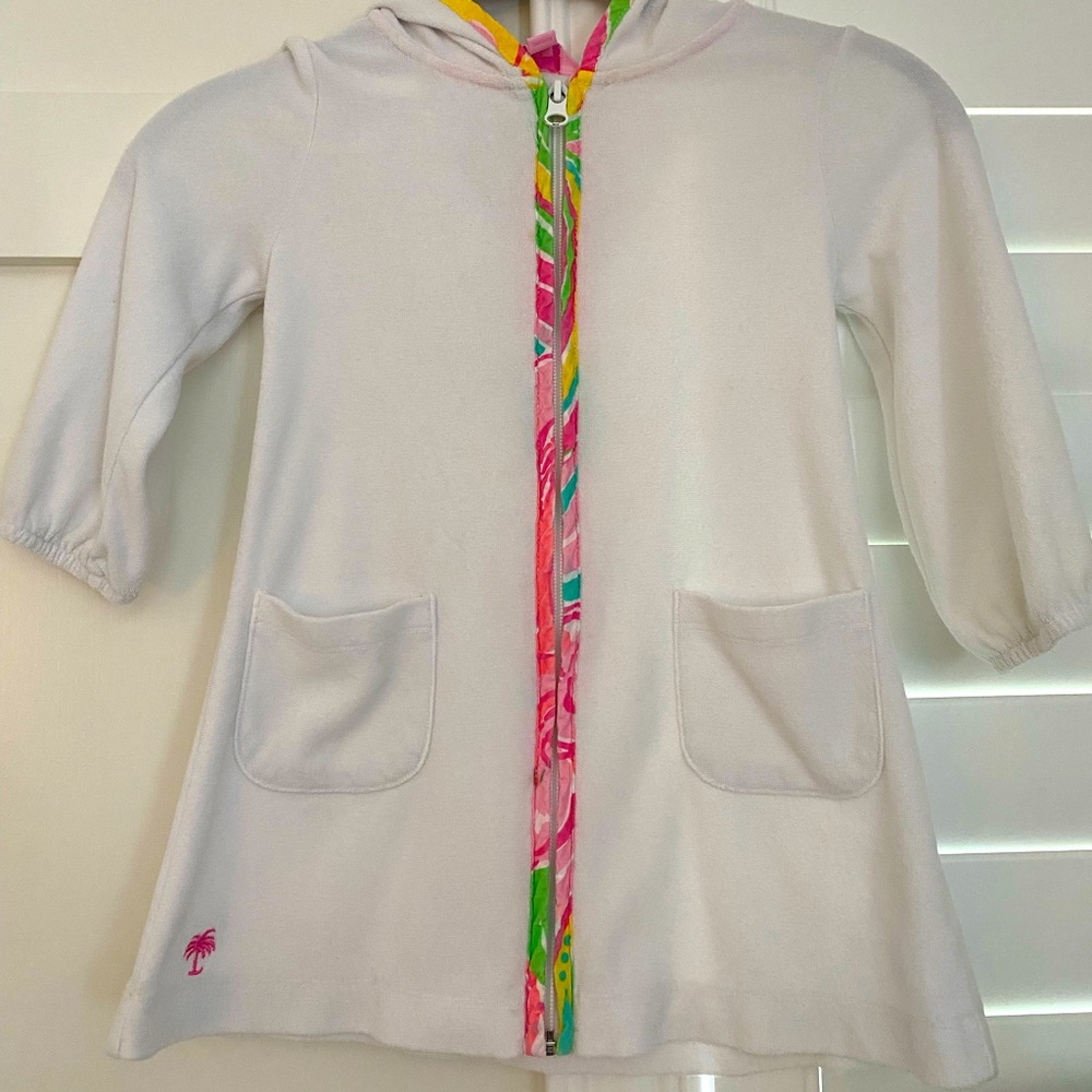 Lily Pulitzer swim coverup.